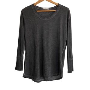 jac+mooki Long Sleeve T-Shirt Gray SMALL